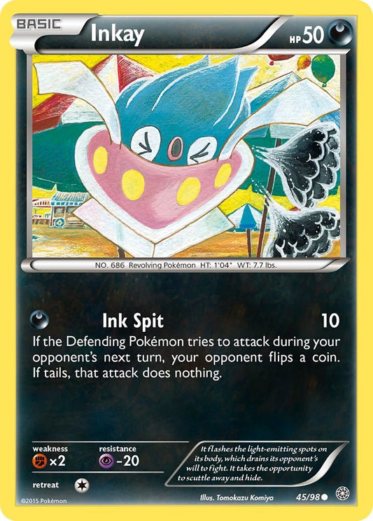 Inkay [AOR - 45/98] Pokémon Trading Card