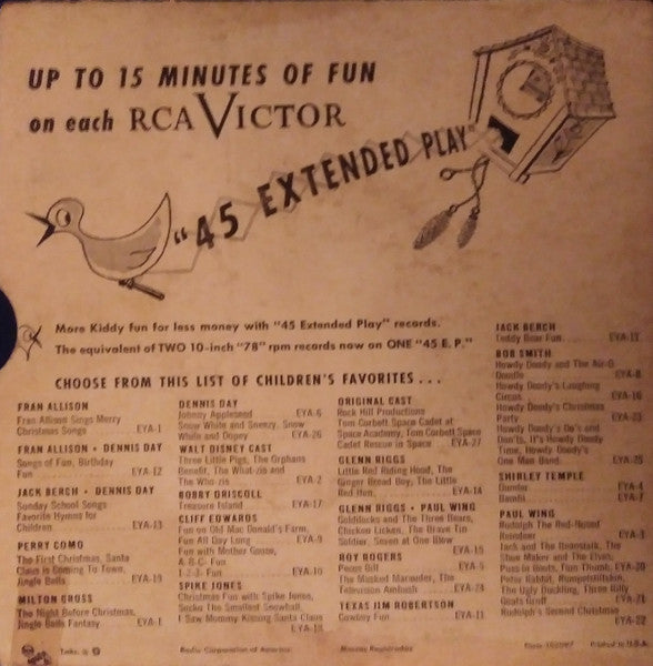 Roy Rogers (3) : The Television Ambush (7", Yel)