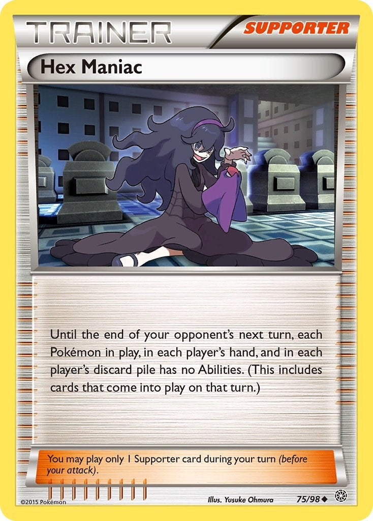 Hex Maniac [AOR - 75/98] Pokémon Trading Card