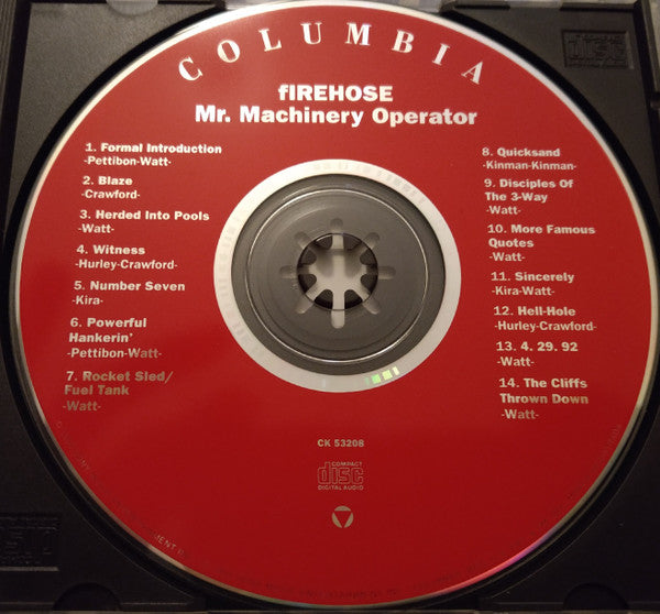 fIREHOSE : Mr. Machinery Operator (CD, Album)