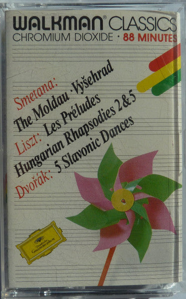 Rafael Kubelik, Herbert von Karajan : Bedrich Smetana: The Moldau / Vysehrad - Franz Liszt: Les Preludes / Hungarian Rhapsodies 2 & 5 - Antonin Dvorak: 5 Slavonic Dances  (Cass, Comp, Dol)