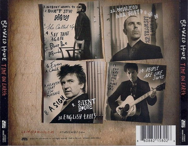 Crowded House : Time On Earth (CD, Album)