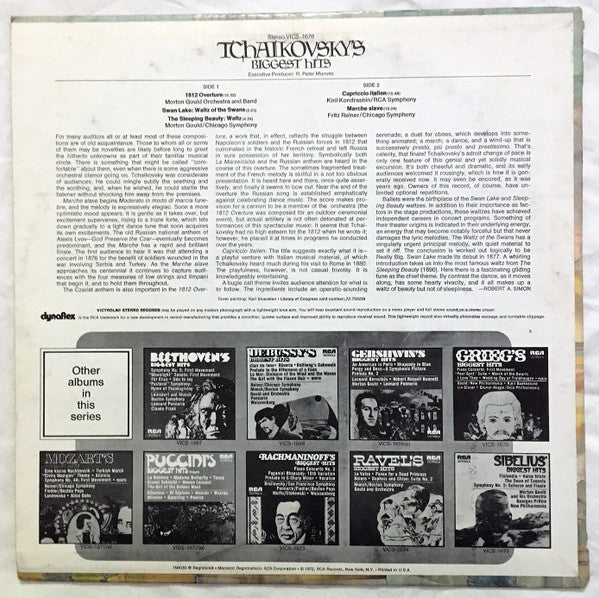 Pyotr Ilyich Tchaikovsky : Tchaikovsky's Biggest Hits (LP, Comp)