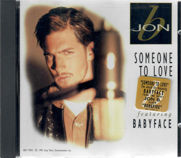 Jon B Featuring Babyface : Someone To Love (CD, Single, Promo)