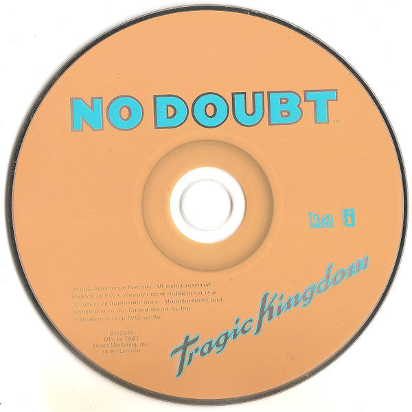 No Doubt : Tragic Kingdom (CD, Album, Club)