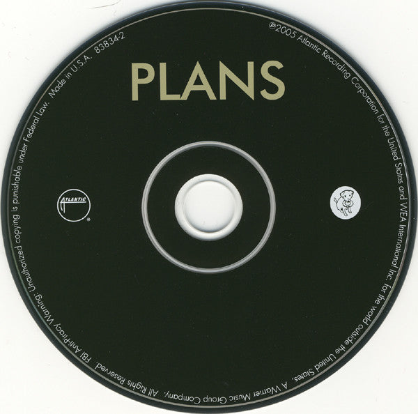 Death Cab For Cutie : Plans (CD, Album)