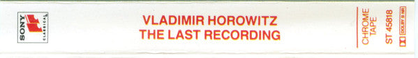 Vladimir Horowitz, Frédéric Chopin, Joseph Haydn, Franz Liszt, Richard Wagner : The Last Recording (Cass)