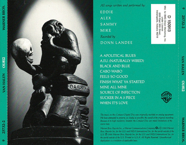 Van Halen : OU812 (CD, Album, Club, BMG)