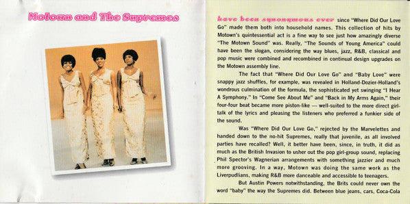 The Supremes : The Best Of Diana Ross & The Supremes (CD, Comp, RM)