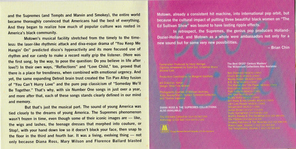 The Supremes : The Best Of Diana Ross & The Supremes (CD, Comp, RM)