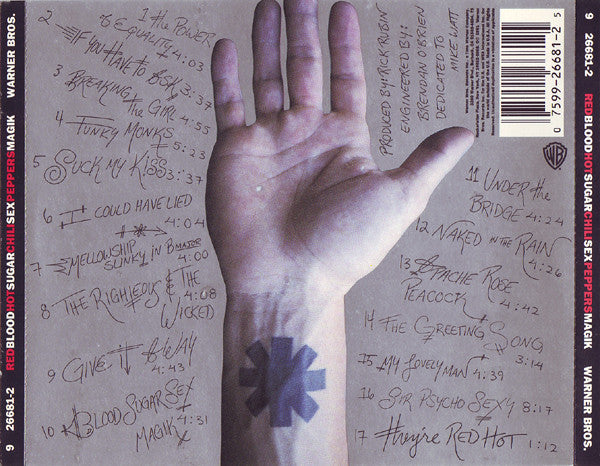 Red Hot Chili Peppers : Blood Sugar Sex Magik (CD, Album, RE, RP)