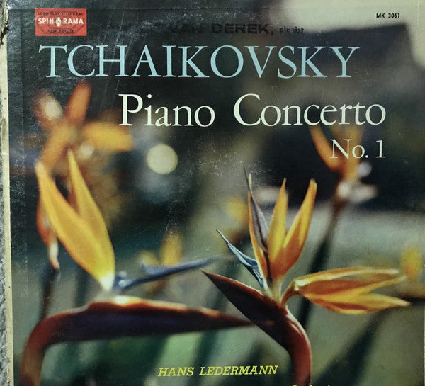 Pyotr Ilyich Tchaikovsky - Phillip Van Derek Conducting Hans Ledermann Conducting The Sonor Symphony Orchestra : Piano Concerto No. 1 (LP)