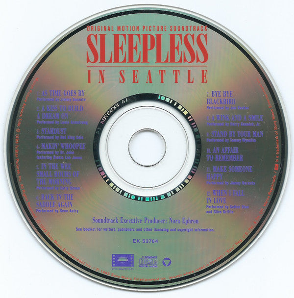 Various - Sleepless In Seattle (Original Motion Picture Soundtrack) (CD) (VG) - Endless Media