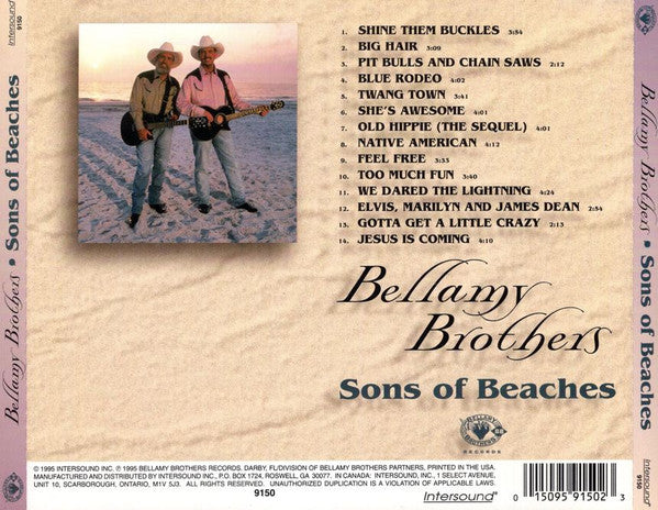 Bellamy Brothers : Sons Of Beaches (CD, Album)