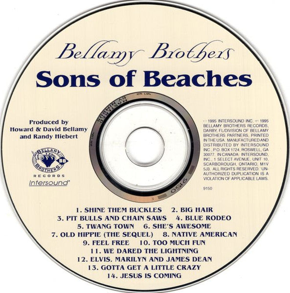 Bellamy Brothers : Sons Of Beaches (CD, Album)