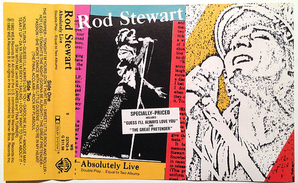 Rod Stewart : Absolutely Live (Cass, Album, Dou)