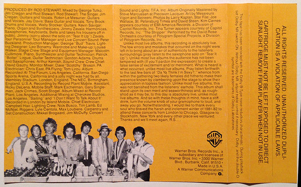 Rod Stewart : Absolutely Live (Cass, Album, Dou)
