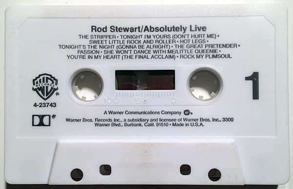 Rod Stewart : Absolutely Live (Cass, Album, Dou)