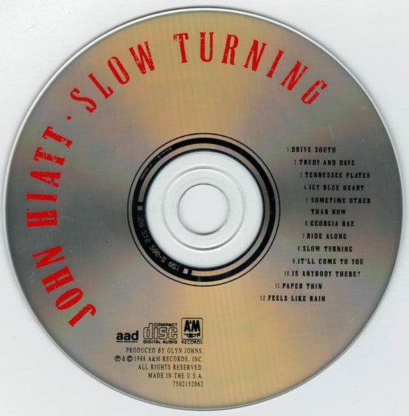 John Hiatt : Slow Turning (CD, Album, RE)