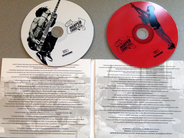 Various : Vans Warped Tour Twenty Ten (2010 Tour Compilation) (2xCD, Comp, Car)