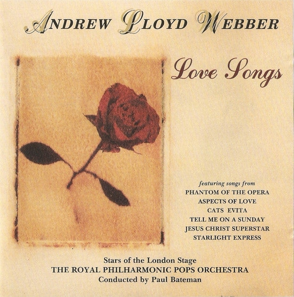 Andrew Lloyd Webber : Love Songs (CD)