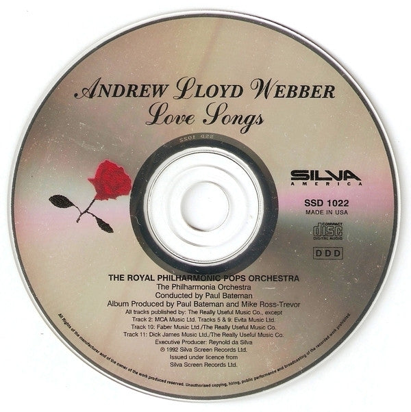 Andrew Lloyd Webber : Love Songs (CD)