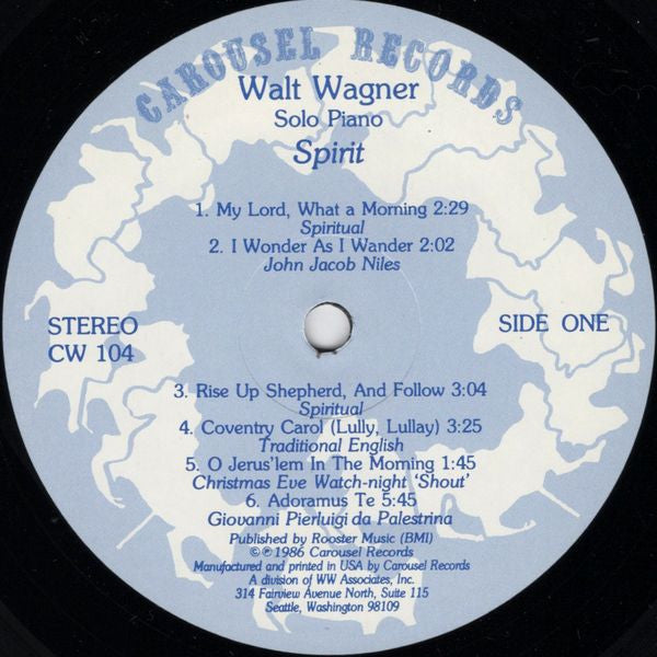 Walt Wagner : Spirit (LP, Album, Chr)