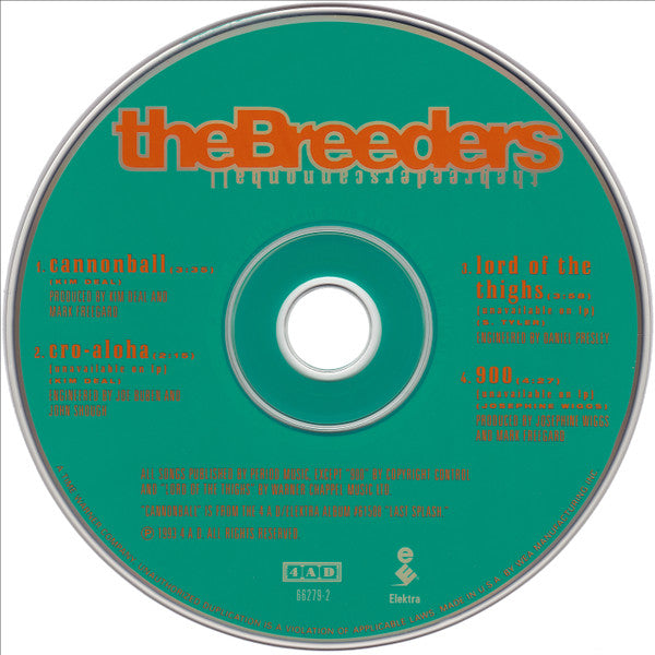 The Breeders : Cannonball (CD, Maxi, Dig)