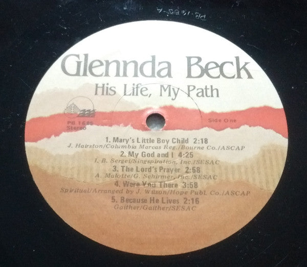 Glennda Beck : His Life, My Path (LP, Album)