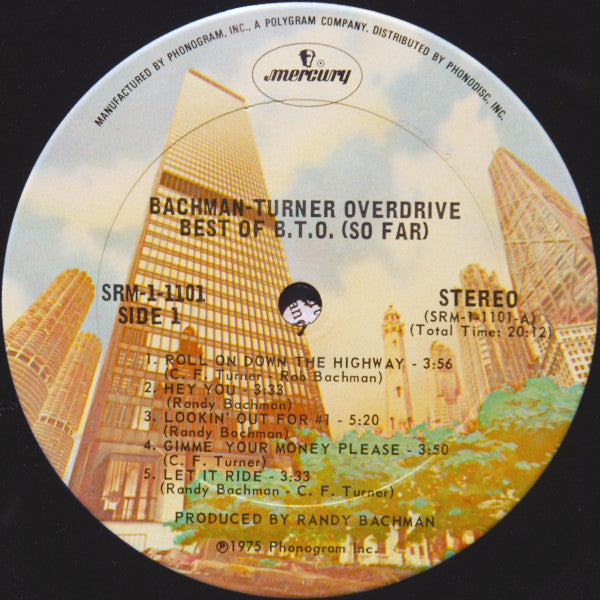 Bachman-Turner Overdrive : Best of B.T.O. (So Far) (LP, Comp, San)