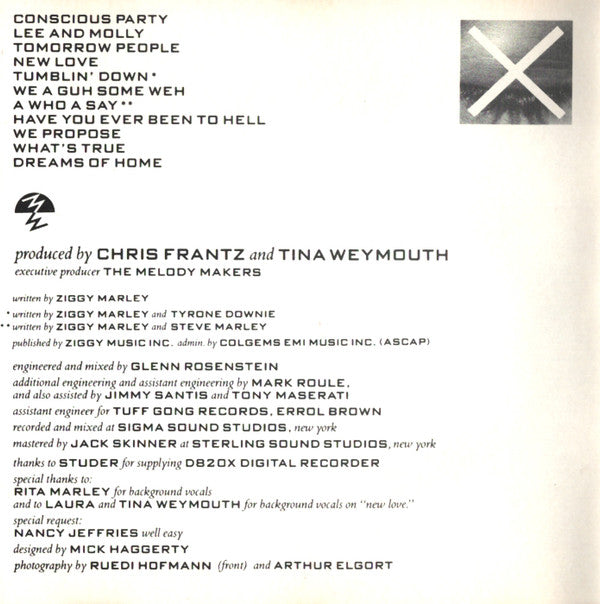 Ziggy Marley And The Melody Makers : Conscious Party (CD, Album)