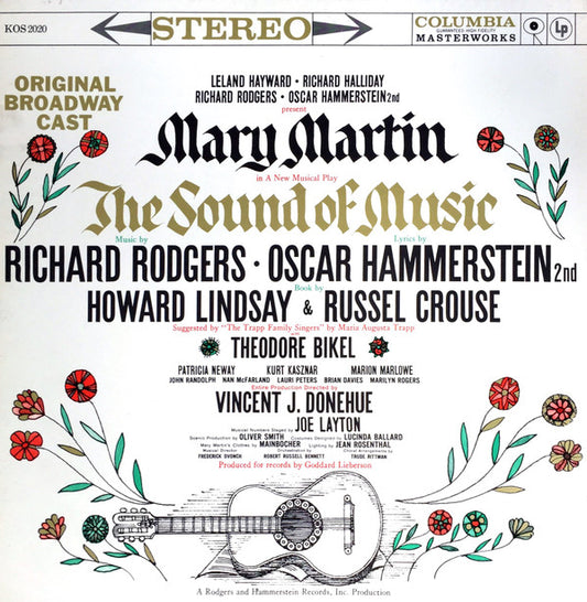 Leland Hayward, Richard Halliday, Richard Rodgers, Oscar Hammerstein II Present Mary Martin - The Sound Of Music (Original Broadway Cast) (LP) (VG) - Endless Media