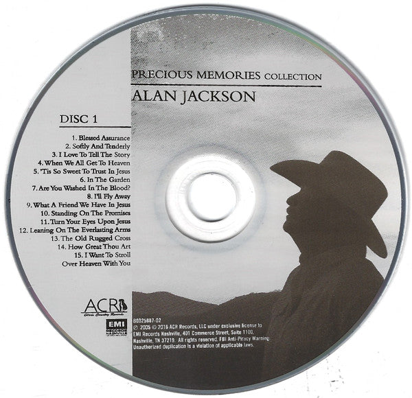 Alan Jackson (2) : Precious Memories Collection (2xCD, Album, Comp)