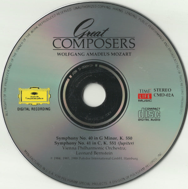 Wolfgang Amadeus Mozart : Great Composers (CD, Comp)