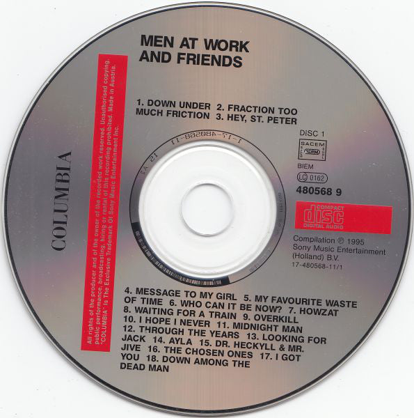 Various : Men At Work And Friends (2xCD, Comp)