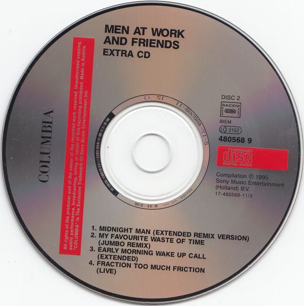 Various : Men At Work And Friends (2xCD, Comp)