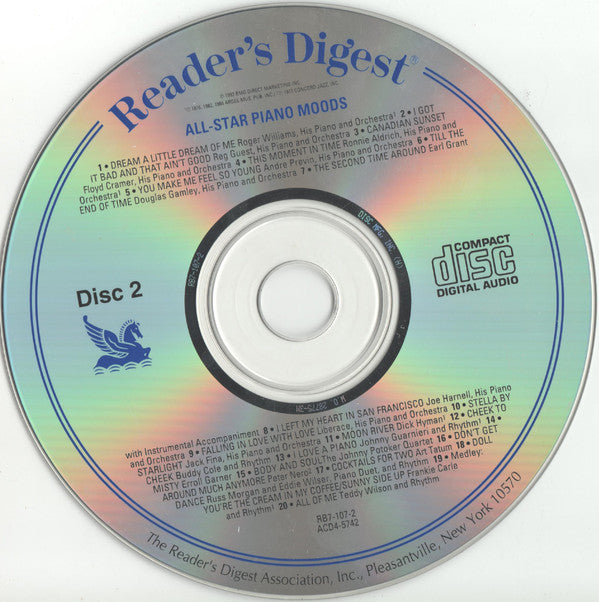 Various : All-Star Piano Moods (4xCD, Comp, RM)