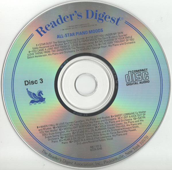 Various : All-Star Piano Moods (4xCD, Comp, RM)