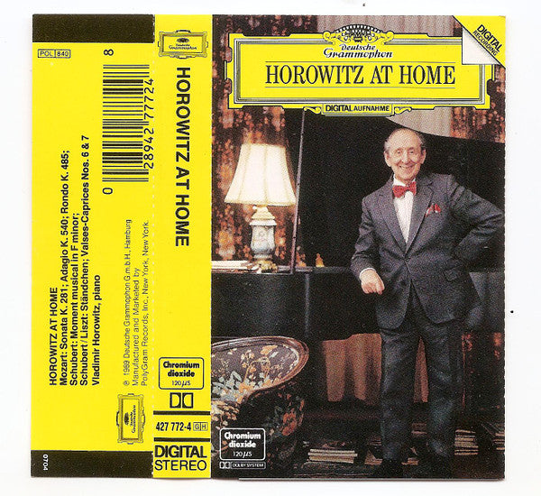 Vladimir Horowitz : Horowitz At Home (Cass, Album)