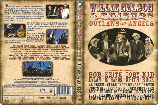 Willie Nelson & Various : Outlaws And Angels (DVD-V, Multichannel, NTSC)