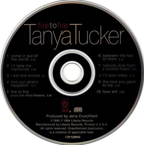 Tanya Tucker : Fire To Fire (CD, Album, Club)
