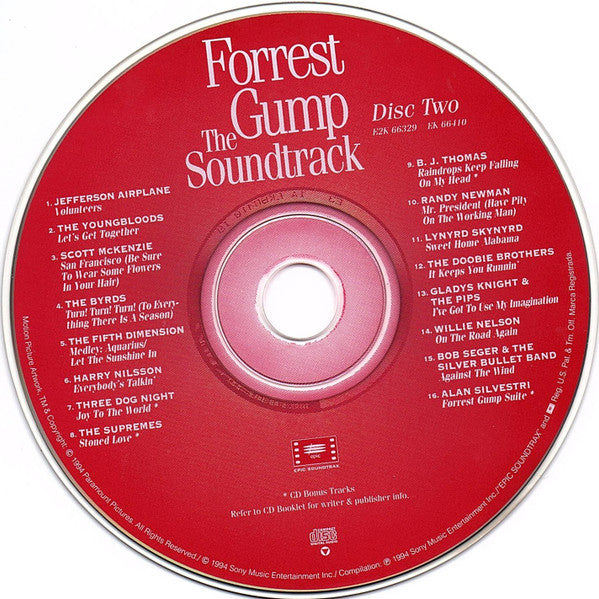 Various : Forrest Gump (The Soundtrack) (2xCD, Comp, RP)