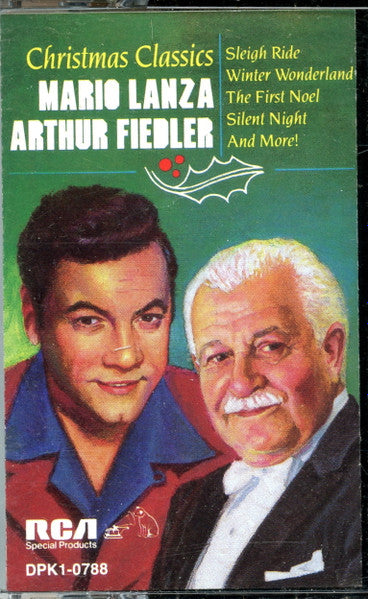 Mario Lanza, Arthur Fiedler, Boston Pops Orchestra : Christmas Classics Mario Lanza Arthur Fiedler (Cass, Comp)