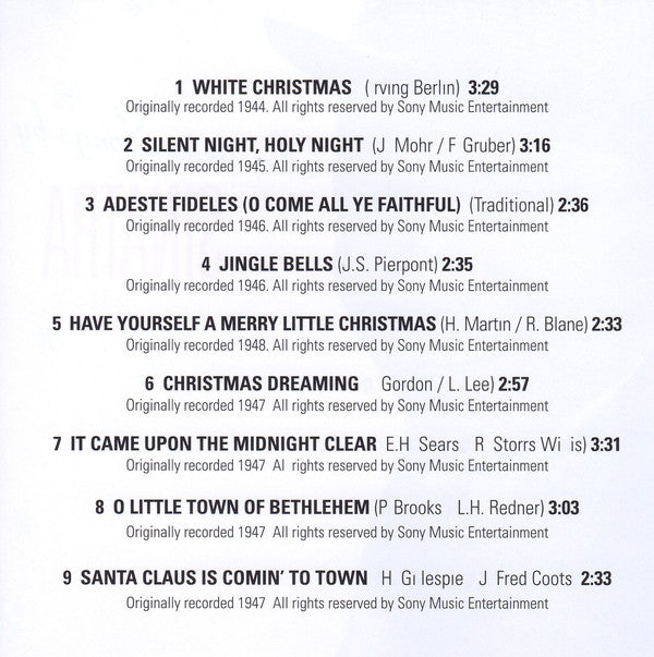 Frank Sinatra : Christmas Songs By Sinatra (CD, Comp, RE)