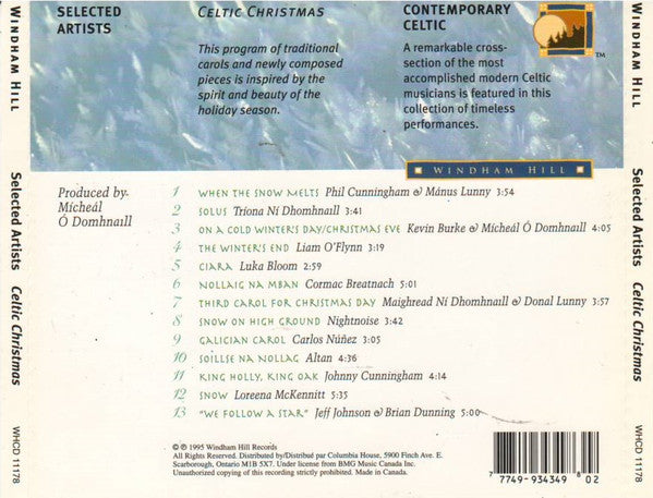 Various : Celtic Christmas (CD, Comp, Club)