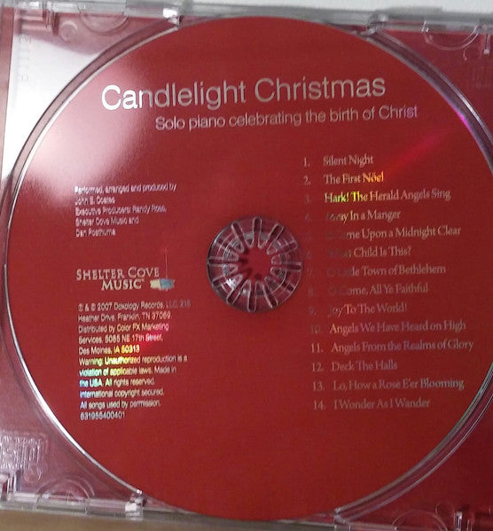 John E. Coates : Candlelight Christmas (CD, Album, RE)