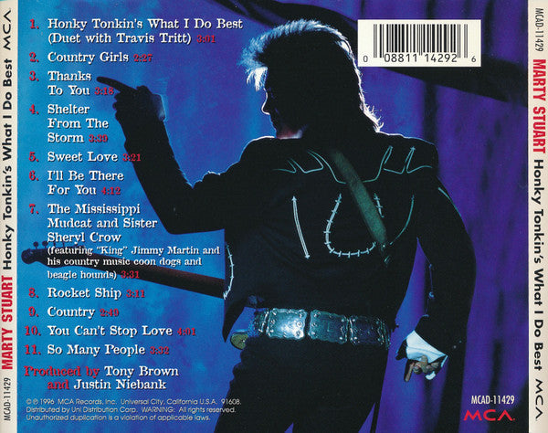 Marty Stuart : Honky Tonkin's What I Do Best (CD, Album)