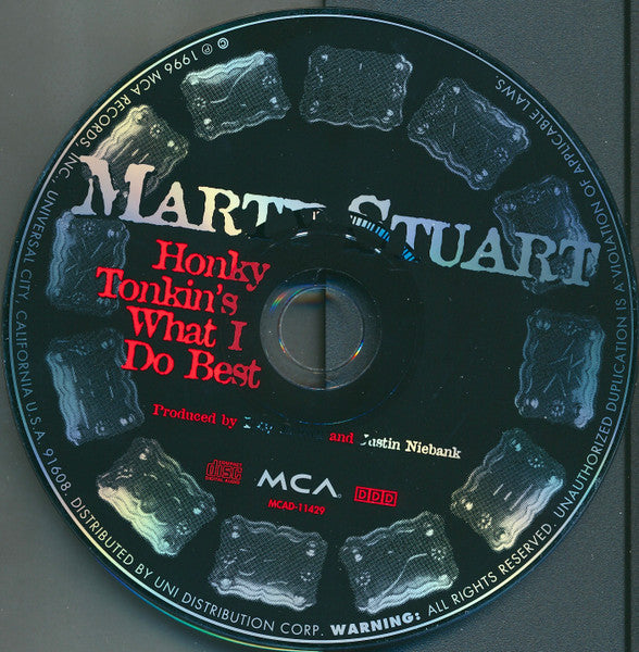 Marty Stuart : Honky Tonkin's What I Do Best (CD, Album)