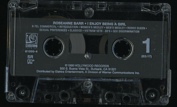 Roseanne Barr : I Enjoy Being A Girl (Cass, Album, SR)
