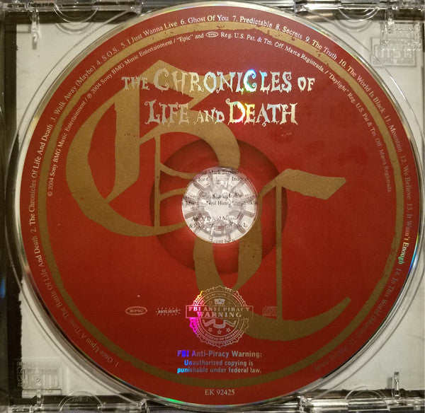 Good Charlotte : The Chronicles Of Life And Death (CD, Album, Lif)